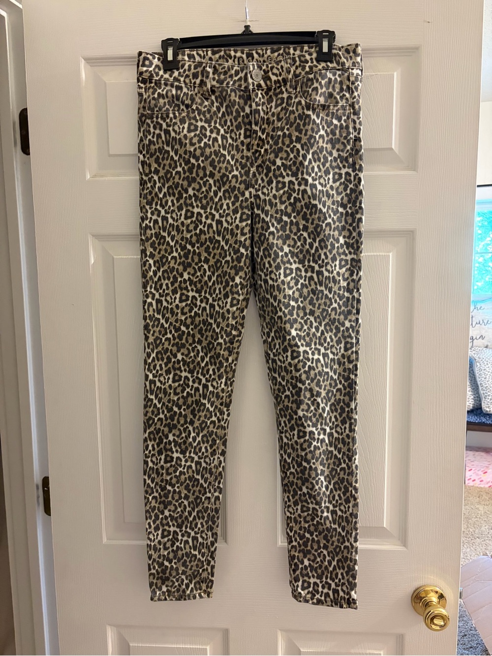 American Eagle Outfitters Leopard Print Jeggings - Beige, Brown, Black